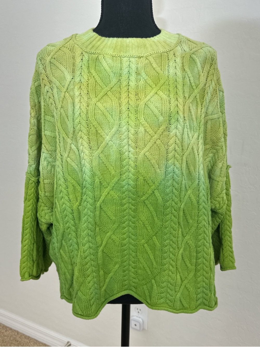 NWOT Free People Washed Ashore Ombre Cable Knit | Small 🏛️🍏Offer Open - Picture 4 of 7